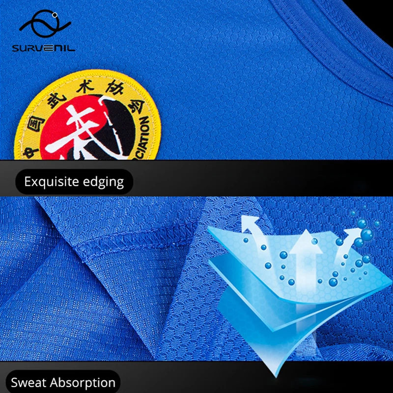 Sanda Uniform Wushu Martial Arts Suit Boxing Shorts and Vest Set for Kids Adults Men Women Kung Fu Combat Kickboxing Fight Wear