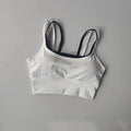 Women Breathable Sports Bra Shockproof Fitness Tops Push Up Gym Crop Top Brassiere Sport Bras Gym Workout Top Seamless Yoga Bra